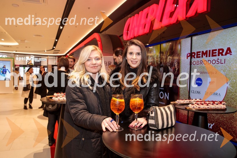  Edita Kramar, Agencija Pristno;  Sara Švegl, svetovalka za strateško komuniciranjeBabilon, premiera v Cineplexx Ljubljana