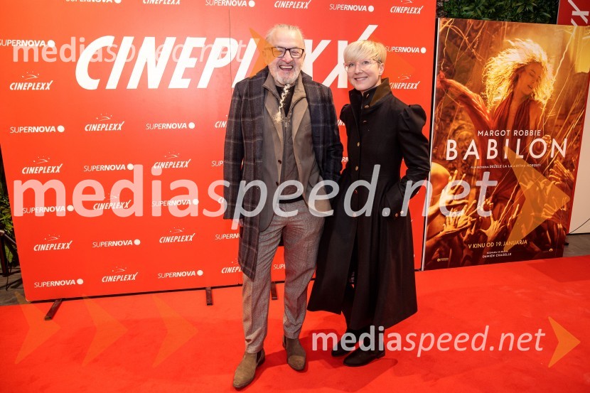  Milan Gačanovič - Gacho, modni guru;  Nina Žnideršič, fotografinjaBabilon, premiera v Cineplexx Ljubljana