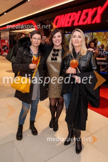  Tina Škerjanec Briški, Hyundai;  Petra Košir, oglasno trženje edicij GLOSS;  Dijana Pajnkihar, vodja marketinga, Hyundai Avto TradeBabilon, premiera v Cineplexx Ljubljana