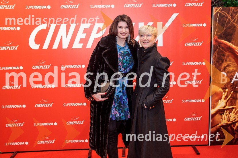  Erika Mohorič;  Nina Žnideršič, fotografinjaBabilon, premiera v Cineplexx Ljubljana