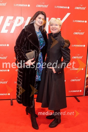 Erika Mohorič;  Nina Žnideršič, fotografinjaBabilon, premiera v Cineplexx Ljubljana