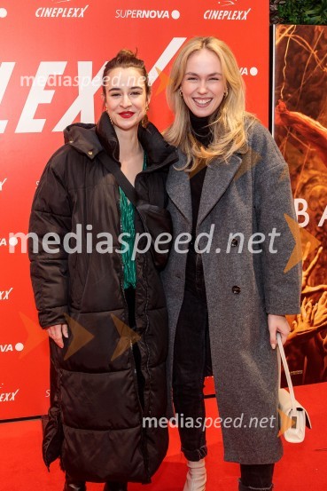  Gaja Filač, igralka;  Melani Mekicar, radijska in televizijska voditeljicaBabilon, premiera v Cineplexx Ljubljana