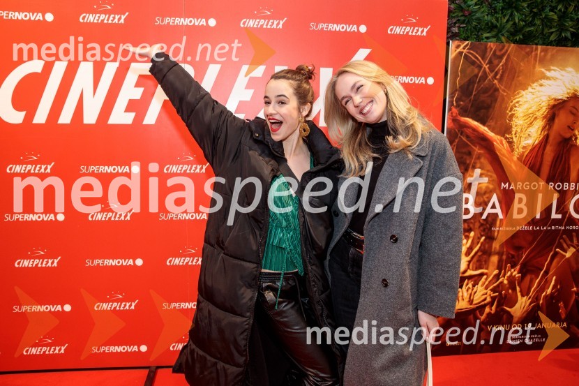  Gaja Filač, igralka;  Melani Mekicar, radijska in televizijska voditeljicaBabilon, premiera v Cineplexx Ljubljana