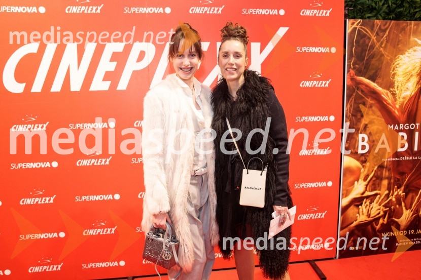  Kasia Hegeduš Gornik;  Tea Hegeduš, urednica revije GlossBabilon, premiera v Cineplexx Ljubljana