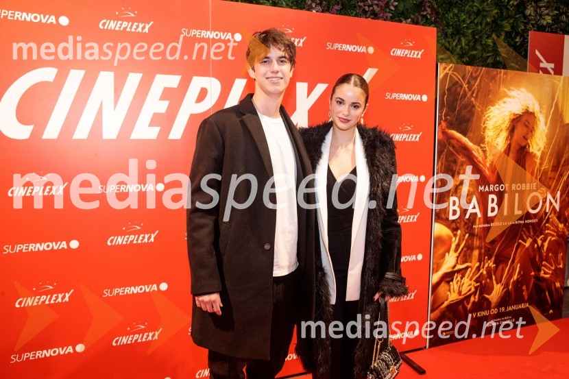  Kal Gornik;  Iiana Mali, modelBabilon, premiera v Cineplexx Ljubljana