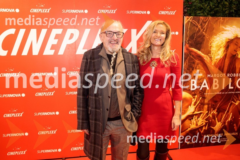  Milan Gačanovič - Gacho, modni guru;  Danila GačešaBabilon, premiera v Cineplexx Ljubljana