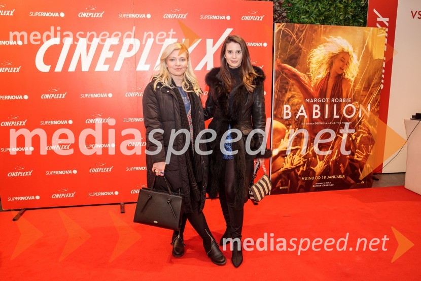  Edita Kramar, Agencija Pristno;  Sara Švegl, svetovalka za strateško komuniciranjeBabilon, premiera v Cineplexx Ljubljana