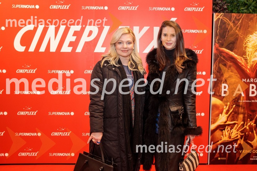  Edita Kramar, Agencija Pristno;  Sara Švegl, svetovalka za strateško komuniciranjeBabilon, premiera v Cineplexx Ljubljana