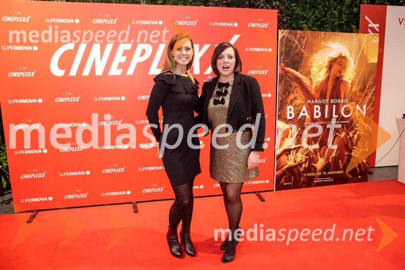  Viktorija Martinović, Cineplexx;  Petra Košir, oglasno trženje edicij GLOSSBabilon, premiera v Cineplexx Ljubljana