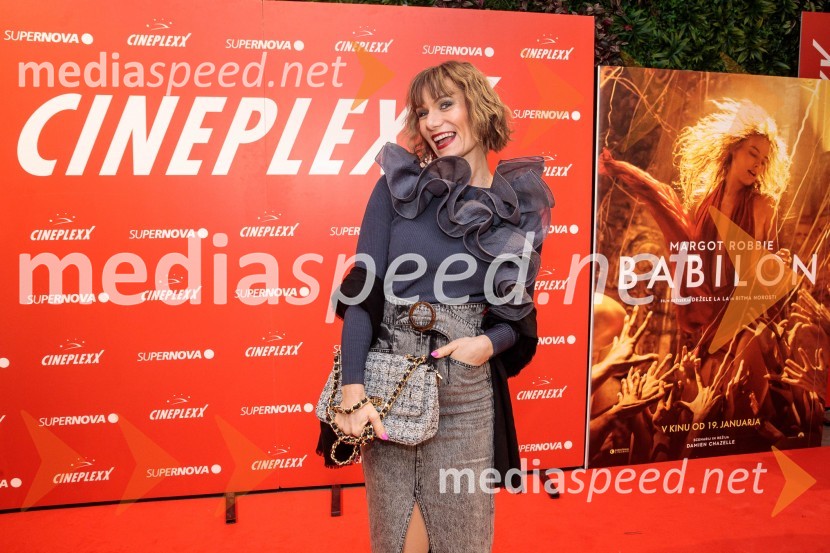  Ana Raščan, voditeljica in novinarkaBabilon, premiera v Cineplexx Ljubljana