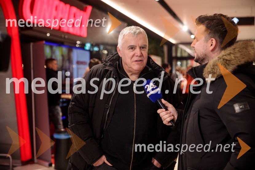  Zoran Predin, glasbenik;  Alen Podlesnik, moderator, novinar POP TVBabilon, premiera v Cineplexx Ljubljana