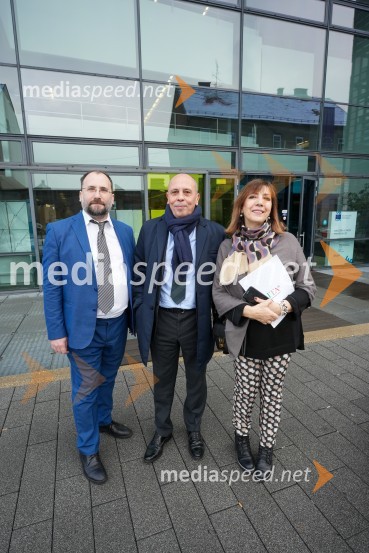  Ivo Michele  Polacco, Italijansko veleposlaništvo v Limi, ISPI;  Carlo Campanile, veleposlanik Republike Italije v Slooveniji;  Serenella  Marzoli, , direktorica ICELooking Beyond, otvoritev razstave satelitskih fotografij na Fakulteti za elektrotehniko, računalništvo in informatiko v Mariboru