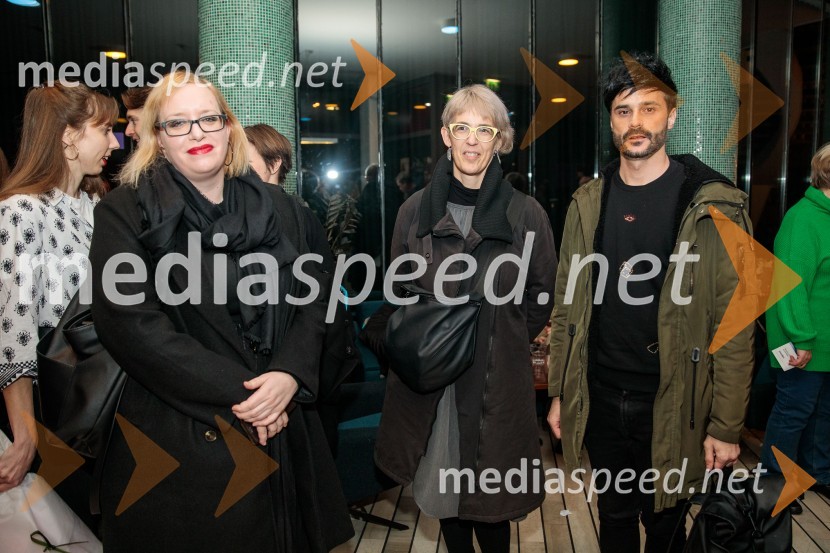  Tjaša Pureber, vršilka dolžnosti generalnega direktorja, GOV.SI;  Nina Ukmar, vodja kabineta, Ministrstvo za kulturo;  Miha Kelemina, svetovalec ministrice za kulturoStrah in beda Tretjega rajha, premiera predstave