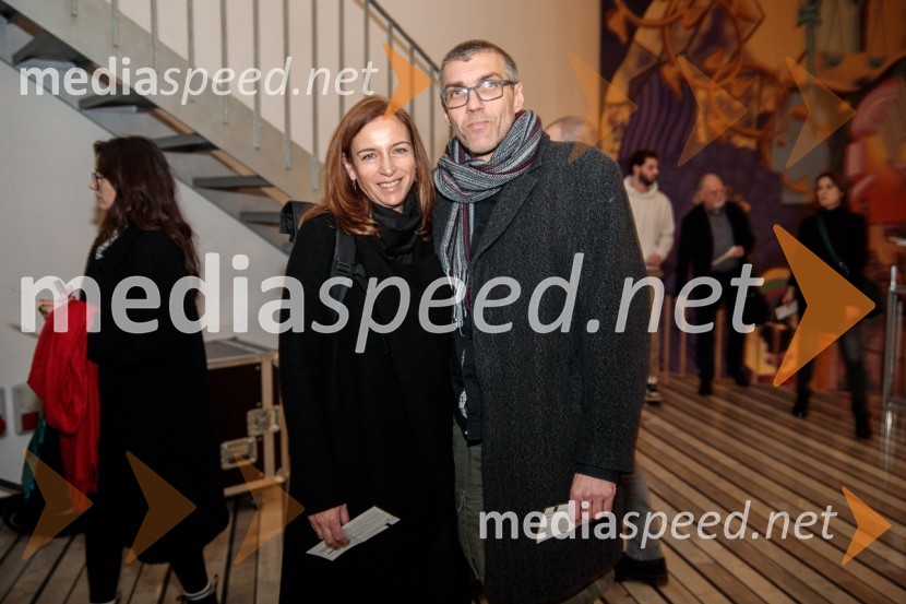  Barbara Medvešček, igralka;  Mare Bulc, režiserStrah in beda Tretjega rajha, premiera predstave