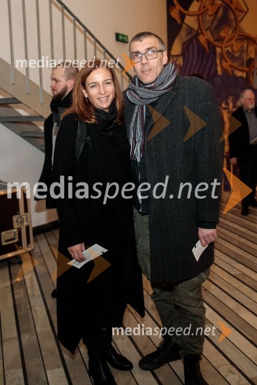  Barbara Medvešček, igralka;  Mare Bulc, režiserStrah in beda Tretjega rajha, premiera predstave