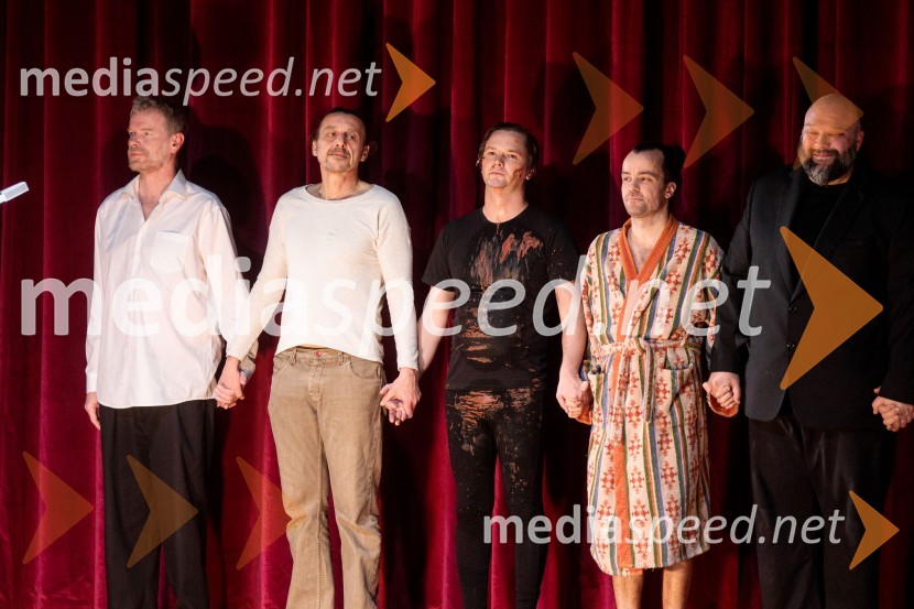  Matija  Vastl, igralec;  Matej Recer, igralec;  Stane Tomazin, igralec;  Blaž Šef, igralec;  Jerko Marčić, igralecStrah in beda Tretjega rajha, premiera predstave