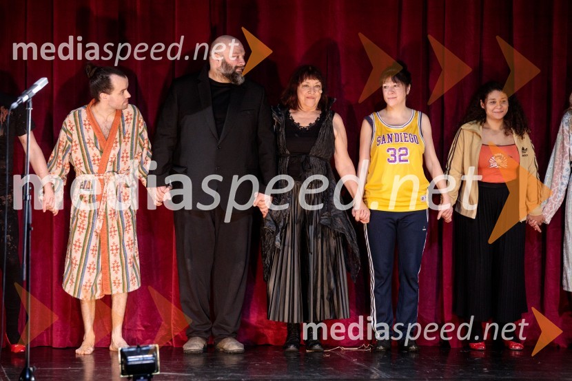  Blaž Šef, igralec;  Jerko Marčić, igralec;  Damjana Černe, igralka;  Janja Majzelj, igralka;  Lina Akif, igralkaStrah in beda Tretjega rajha, premiera predstave