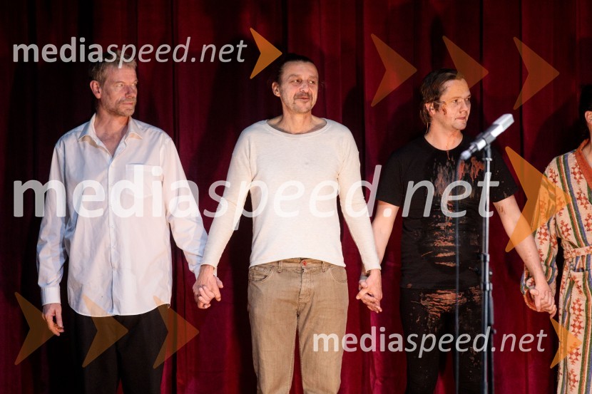  Matija  Vastl, igralec;  Matej Recer, igralec;  Stane Tomazin, igralecStrah in beda Tretjega rajha, premiera predstave