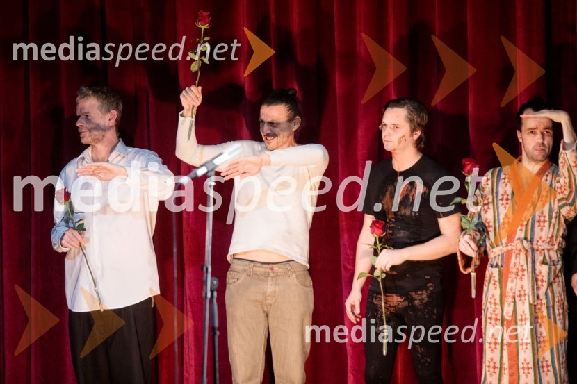  Matija  Vastl, igralec;  Matej Recer, igralec;  Stane Tomazin, igralec;  Blaž Šef, igralecStrah in beda Tretjega rajha, premiera predstave