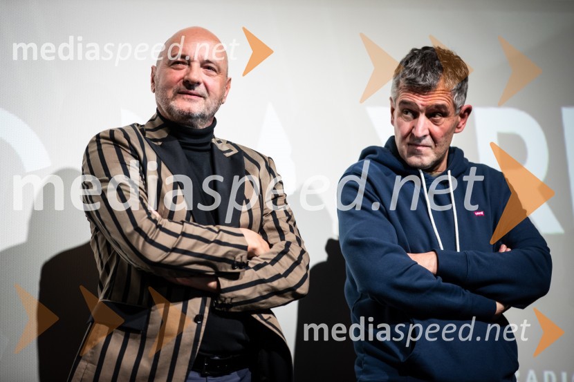  Dario Varga, igralec;  Tomaž Zupančič, glasbena skupina MRFYPrimeri inšpektorja Vrenka, predpremiera v Gledališču Park