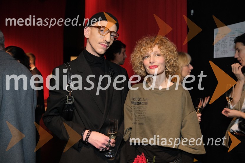  Matjaž Plošinjak, modni oblikovalec;  Jelena Proković, kostumografinja, JSPMrtvaški ples Augusta Strindberga v režiji Eduarda Milerja