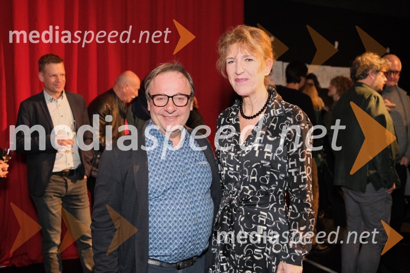  Bojan Emeršič, igralec;  Vesna Jurca Tadel, ravnateljice SNG Drama LjubljanaMrtvaški ples Augusta Strindberga v režiji Eduarda Milerja