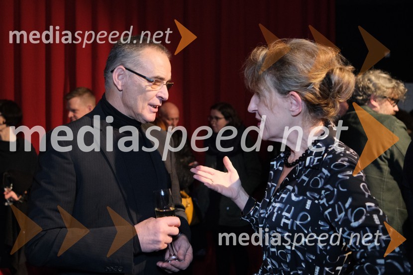   Igor  Samobor, igralec;  Vesna Jurca Tadel, ravnateljice SNG Drama LjubljanaMrtvaški ples Augusta Strindberga v režiji Eduarda Milerja