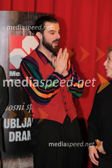  Domen Novak, igralec Mrtvaški ples Augusta Strindberga v režiji Eduarda Milerja