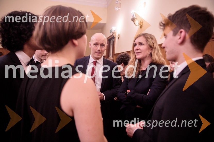  ... ;  Adrian Pollmann, Veleposlanik Zvezne Republike Nemčije v Sloveniji;  Natalie Kauther, veleposlanica, Nemško zunanje ministrstvoNemški narodni mladinski orkester, koncert v Slovenski filharmoniji