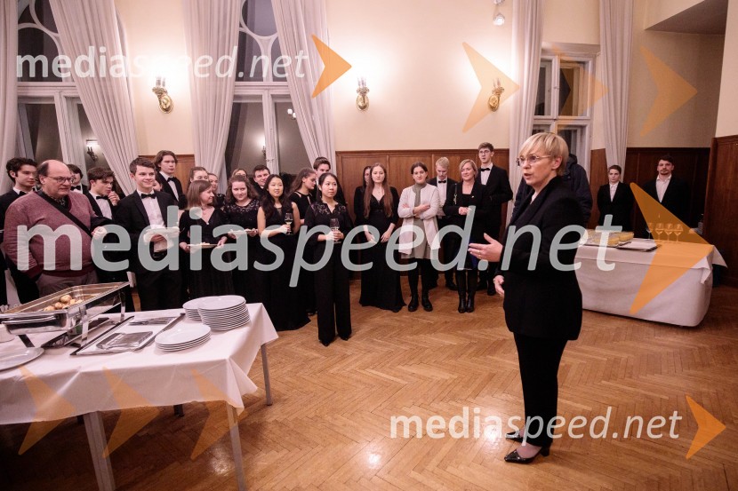 dr. Nataša Pirc Musar, predsednica Republike SlovenijeNemški narodni mladinski orkester, koncert v Slovenski filharmoniji