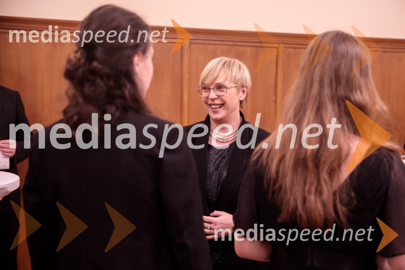 dr. Nataša Pirc Musar, predsednica Republike SlovenijeNemški narodni mladinski orkester, koncert v Slovenski filharmoniji