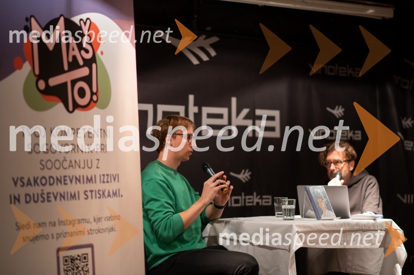  David Zupančič, specializant infektologije, pisatelj in spletni vplivnež;  Marko Crnkovič, kolumnist, urednik portala Fokus PokusSrečanje z Davidom Zupančičem, avtorjem knjige Življenje v sivi coni