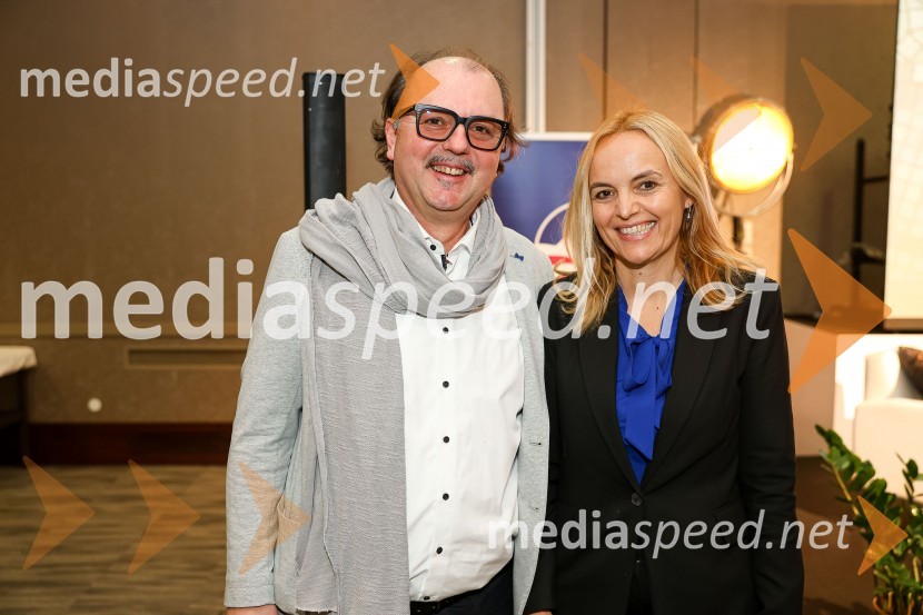  Dejan  Spasovski, direktor Ineor informacijske tehnologije d.o.o.;  Ajša Vodnik, izvršna direktorica AmCham (Ameriška gospodarska zbornica)AmCham poslovni zajtrk “Kaj leto 2023 prinaša slovenskemu gospodarstvu?”