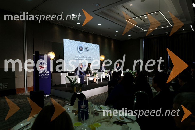 AmCham poslovni zajtrk “Kaj leto 2023 prinaša slovenskemu gospodarstvu?”