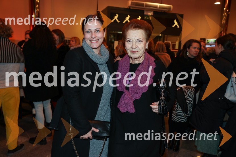  Nuška Drašček, pevka;  Elza Budau, slovenska tekstopiska, pesnica in pisateljicaNikoli ni prepozno, monokomedija z Mojco Fatur