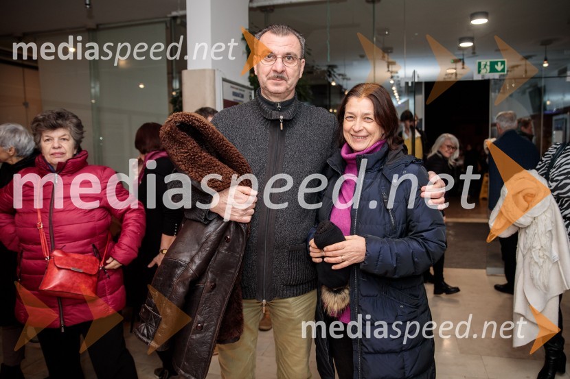  Robert  Vrčon, operni solist;  Nives VrčonObračun, avtorska predstava Violete Tomič, premiera