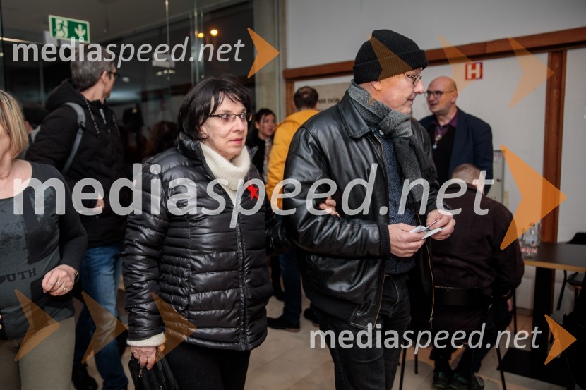  Svetlana Makarovič, pisateljica;  Matej Šurc, novinarObračun, avtorska predstava Violete Tomič, premiera