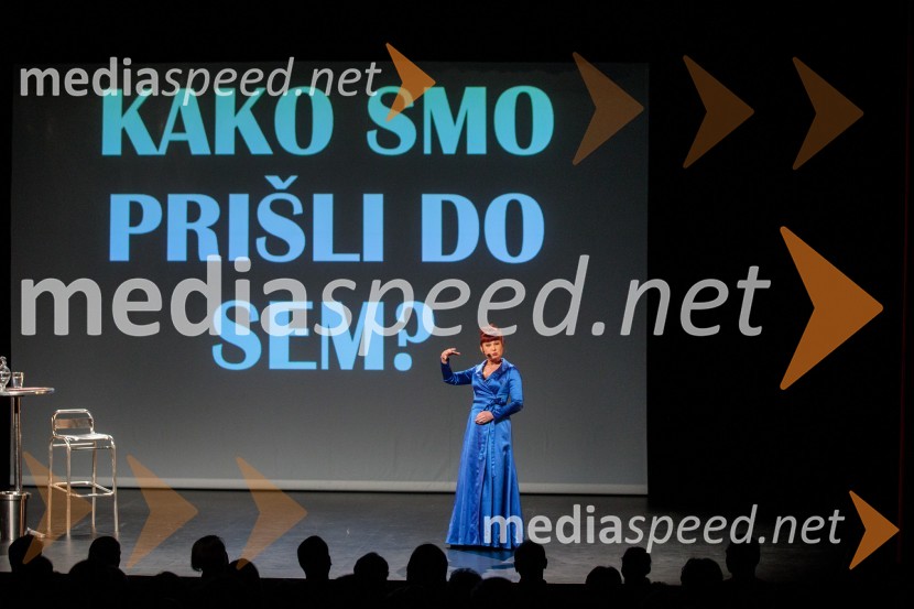  Violeta Tomić, igralka, bivša poslanka DZObračun, avtorska predstava Violete Tomič, premiera