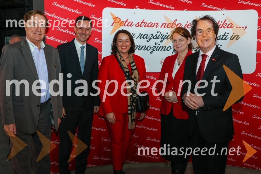  Rudi Roth;  Ernst Gödl, Poslanec Nacionalnega sveta Avstrije;  ... ; mag. Elisabeth Ellison-Kramer, avstrijska veleposlanica v Sloveniji;  Hans Roth, lastnik skupine SaubermacherOdprtje Saubermacher Outsourcing logističnega centra v Hočah