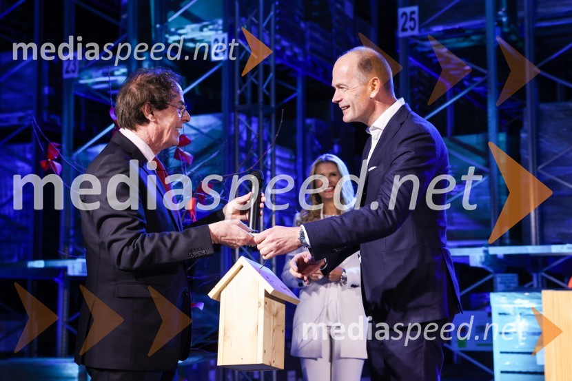  Hans Roth, lastnik skupine Saubermacher; mag. Andreas Liebsch, GO ASSET Development GmbHOdprtje Saubermacher Outsourcing logističnega centra v Hočah