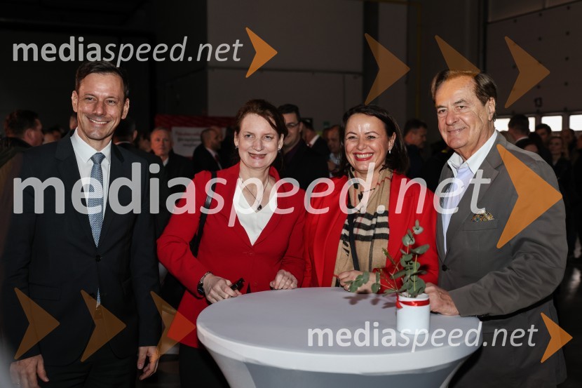  Ernst Gödl, Poslanec Nacionalnega sveta Avstrije; mag. Elisabeth Ellison-Kramer, avstrijska veleposlanica v Sloveniji;  ... ;  Rudi RothOdprtje Saubermacher Outsourcing logističnega centra v Hočah