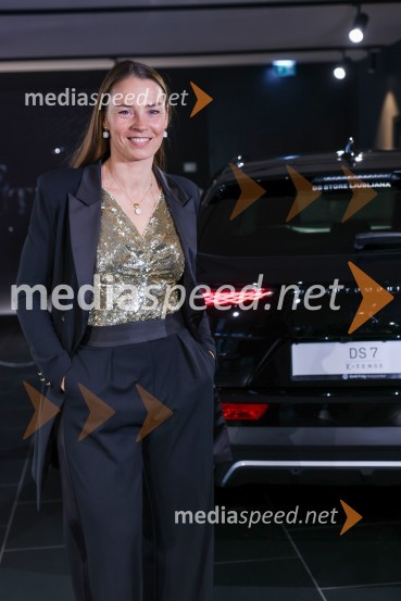  Tina Maze, bivša slovenska alpska smučarka in športna komentatorka, EurosportTina Maze predstavila novi DS 7 CROSSBACK