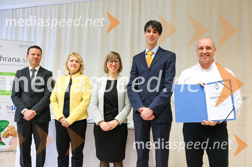  Martin Gosenca, vodja sektorja za hrano, Direktorat za hrano in ribištvo;  Marjeta Recek, vodja, Sektor za varovanje zdravja; doc. dr. Anita Kušar, raziskovalka, pomočnica vodje raziskovalne skupine, Inštitut za nutricionistiko; prof. dr. Igor Pravst, vodja raziskovalne skupine, Inštitut za nutricionistiko;  ... Razglašena so najbolj inovativna živila leta 2023