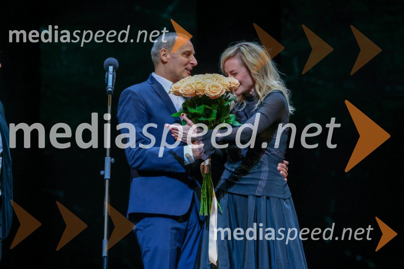  Danilo Rošker, direktor SNG Maribor;  Valentina Turcu, koreografinja in baletna solistkaRomeo in Julija, jubilejna predstava ob 30-letnici umetniškega ustvarjanja Valentine Turcu