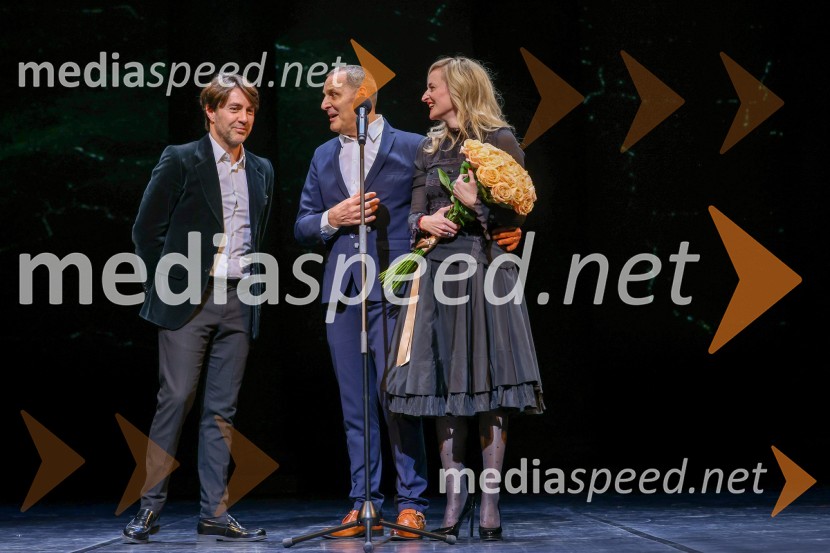  Edward Clug, umetniški direktor, Balet SNG Maribor;  Danilo Rošker, direktor SNG Maribor;  Valentina Turcu, koreografinja in baletna solistkaRomeo in Julija, jubilejna predstava ob 30-letnici umetniškega ustvarjanja Valentine Turcu