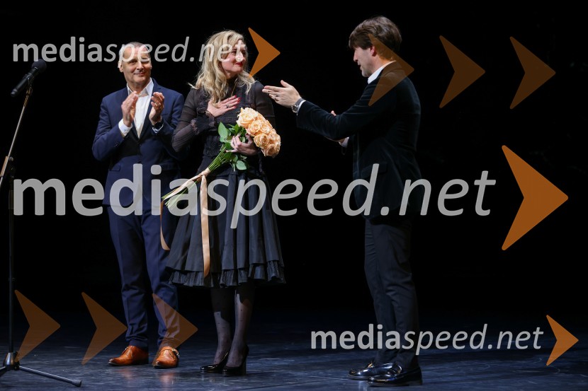  Danilo Rošker, direktor SNG Maribor;  Valentina Turcu, koreografinja in baletna solistka;  Edward Clug, umetniški direktor, Balet SNG MariborRomeo in Julija, jubilejna predstava ob 30-letnici umetniškega ustvarjanja Valentine Turcu