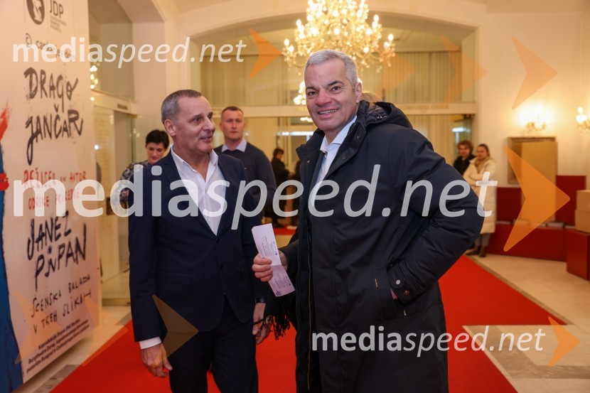  Danilo Rošker, direktor SNG Maribor;  Aleksander Saša Arsenovič, župan, Mestna občina MariborRomeo in Julija, jubilejna predstava ob 30-letnici umetniškega ustvarjanja Valentine Turcu