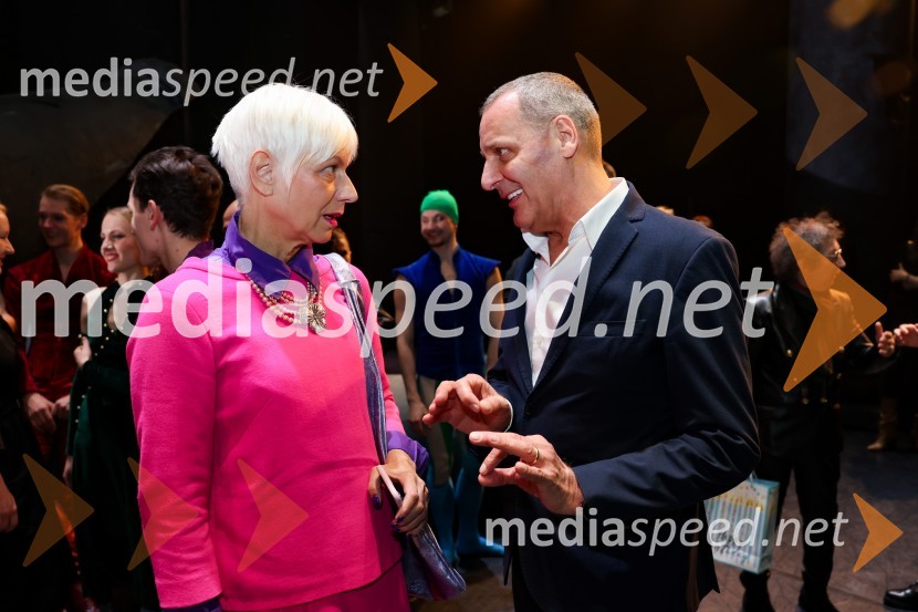  Barbra Drnač, novinarka, plesalka, koreografinja in televizijska voditeljica;  Danilo Rošker, direktor SNG MariborRomeo in Julija, jubilejna predstava ob 30-letnici umetniškega ustvarjanja Valentine Turcu