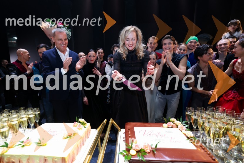  Danilo Rošker, direktor SNG Maribor;  Valentina Turcu, koreografinja in baletna solistkaRomeo in Julija, jubilejna predstava ob 30-letnici umetniškega ustvarjanja Valentine Turcu