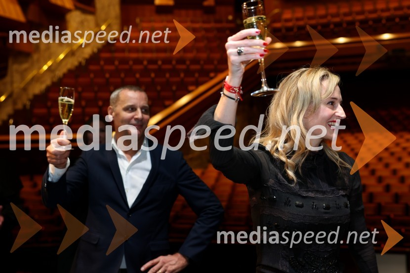  Danilo Rošker, direktor SNG Maribor;  Valentina Turcu, koreografinja in baletna solistkaRomeo in Julija, jubilejna predstava ob 30-letnici umetniškega ustvarjanja Valentine Turcu